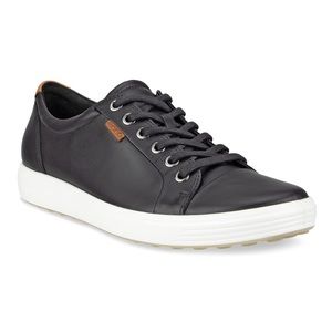 Ecco Black Leather Sneakers
